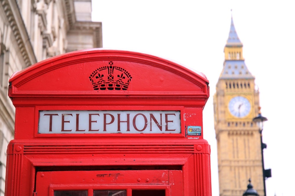 London Phone Box and Big Ben